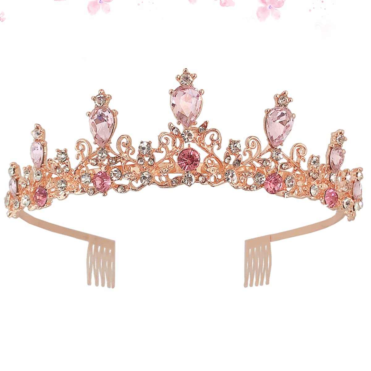 Princess Crown Tiara for Women & Girls - Wedding, Birthday Hair Accessories