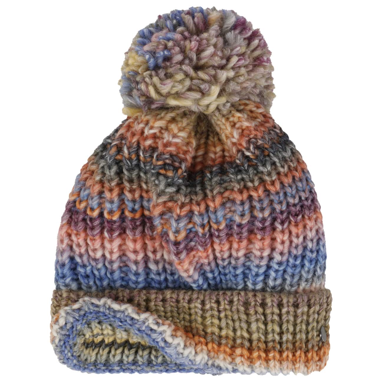 Lierys Finja Bobble Hat - Warm Winter Knit Beanie for Women & Men - Cozy Cable Knit Pom Pom Hat for Cold Weather - Perfect for Skiing, Snowboarding & Outdoor Activities