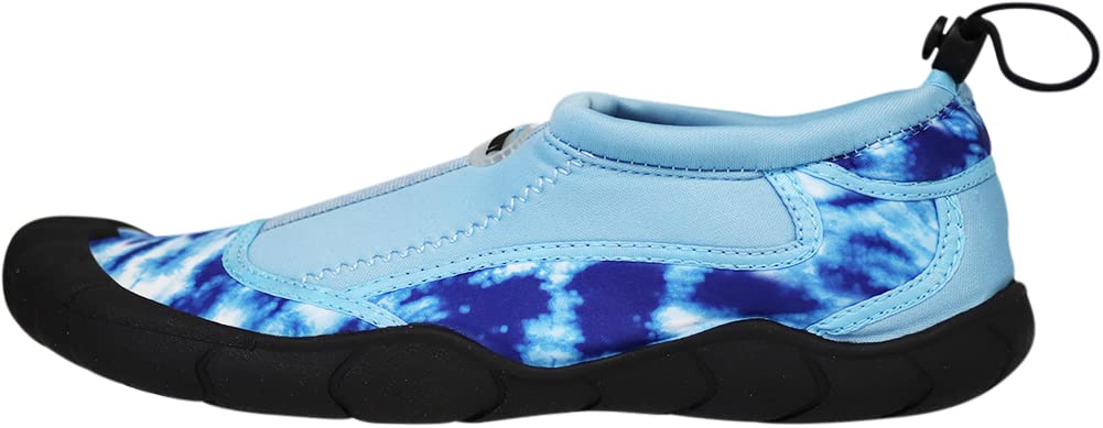 NORTY Wave Aqua Sock Water Shoes for Men - Quick-Dry Swim Beach Shoes with Drainage Holes - Lightweight Aqua Socks for Swimming, Surfing, Kayaking & Water Sports
