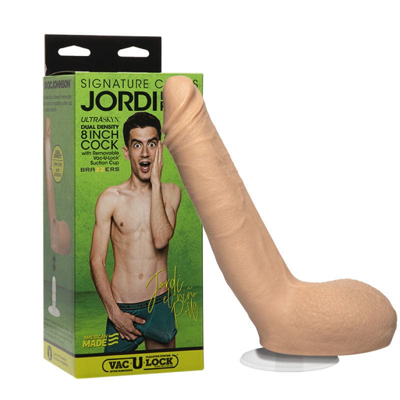 Signature Cock Nino Polla 8 Inch Realistic Dual Density Dildo - Lifelike Feel for Enhanced Pleasure | Perfect for Solo Play, Couples Intimacy & BDSM Exploration