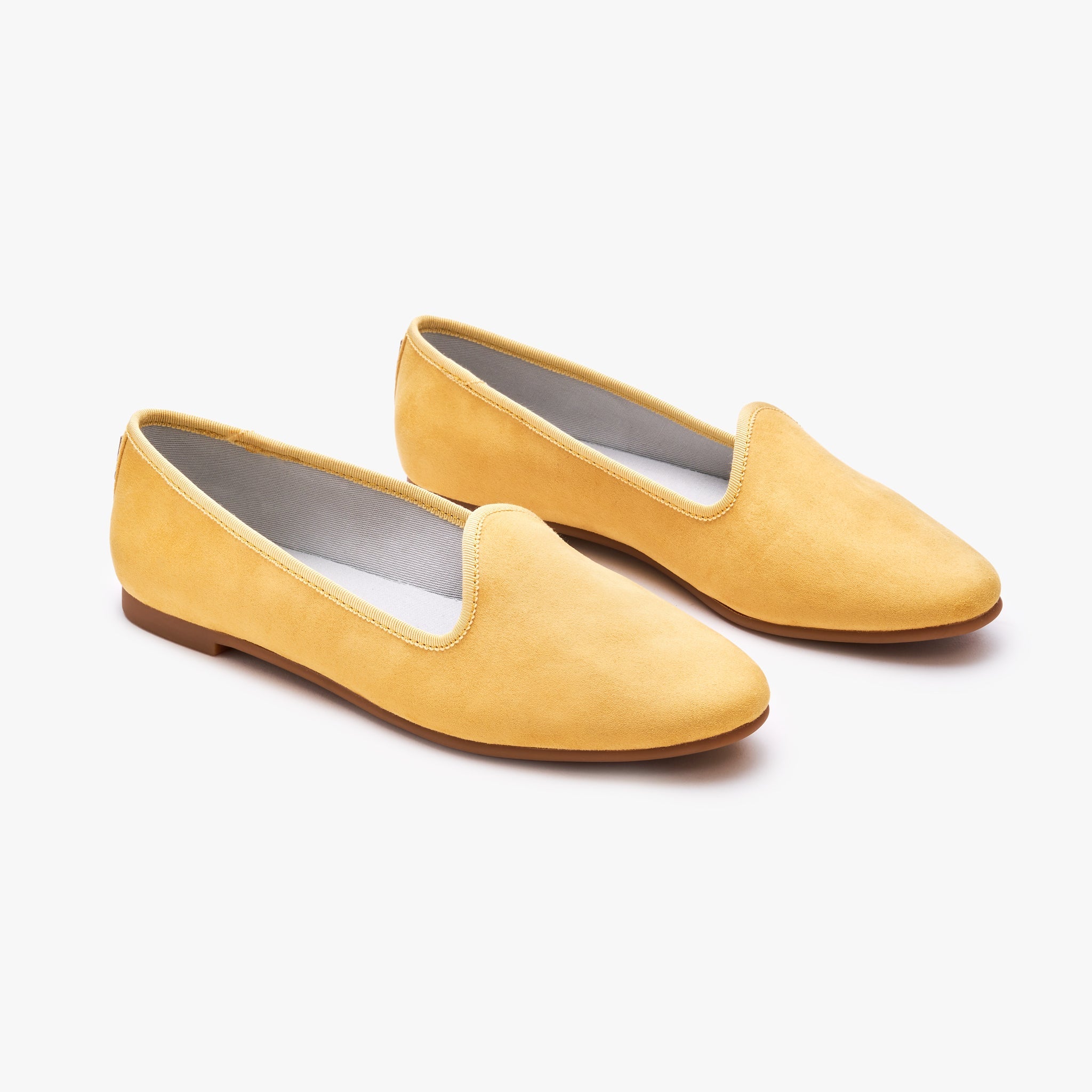 Bae Easy Loafers for Women - Comfortable Slip-On Lemon Yellow Casual Shoes | Perfect for Work, Travel & Everyday Wear