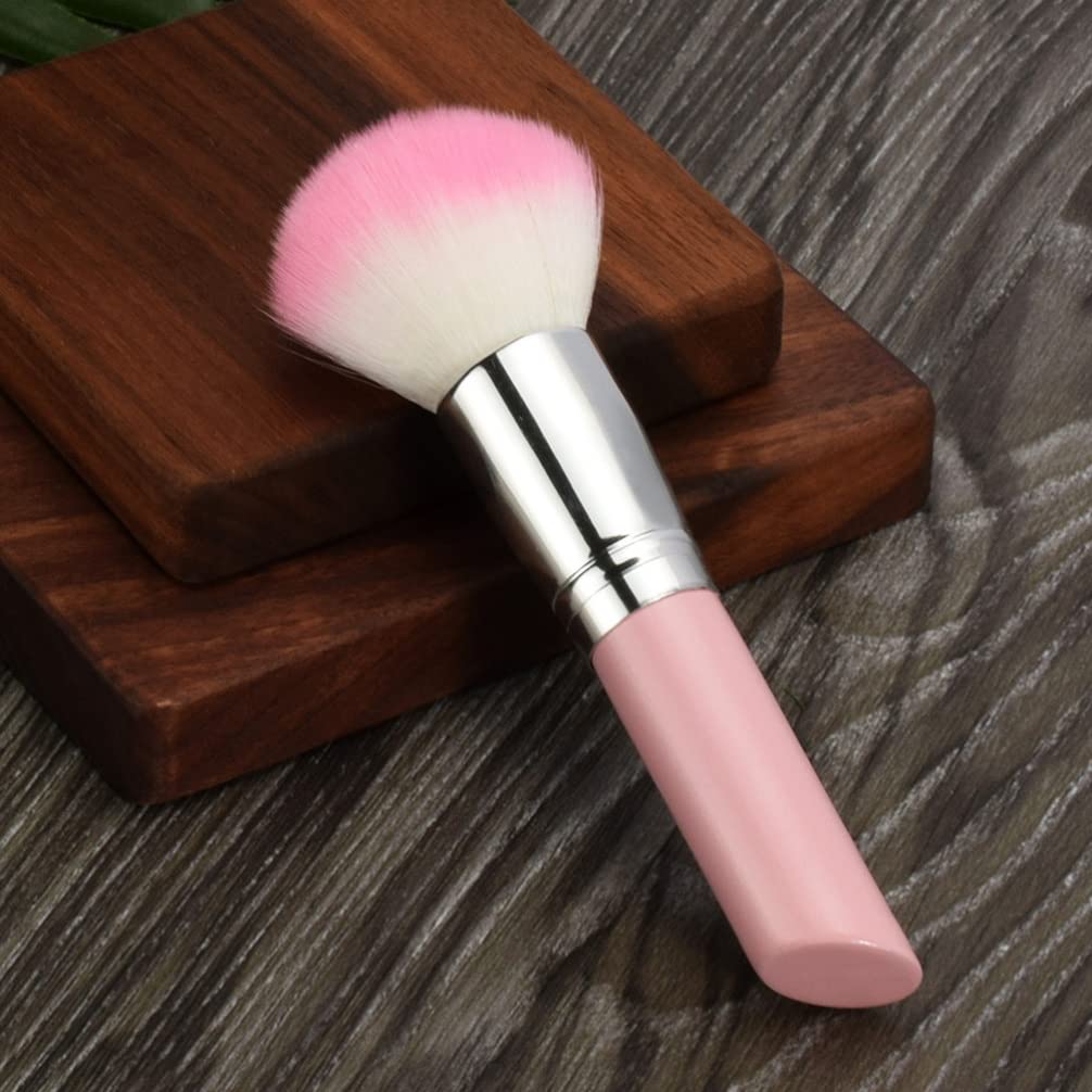 FOMIYES Portable Makeup Brush Set - 5-in-1 Multi-Function Blush, Powder & Foundation Brush Kit for Professional & Travel Makeup Application | Perfect for On-The-Go Touch Ups & Full Face Makeup Routine
