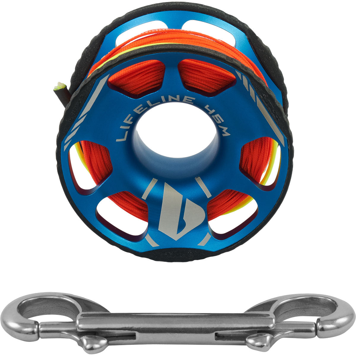Apeks Lifeline 45M Blue Finger Spool - Durable Diving Reel for Scuba, Snorkeling & Underwater Photography | Perfect for Cave, Wreck & Technical Diving