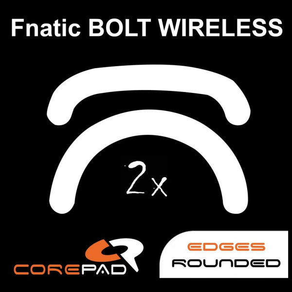 Corepad Skatez Mouse Feet for Fnatic BOLT - Ultra Smooth Gliding Gaming Mouse Skates - Perfect for Esports, FPS, and Competitive Gaming