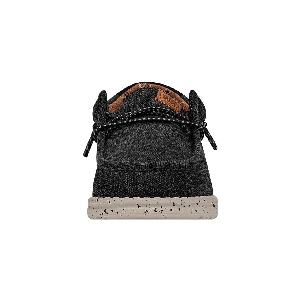 Hey Dude Wally Linen Shoes for Boys - Lightweight & Comfortable Casual Sneakers - Perfect for School, Play & Everyday Wear