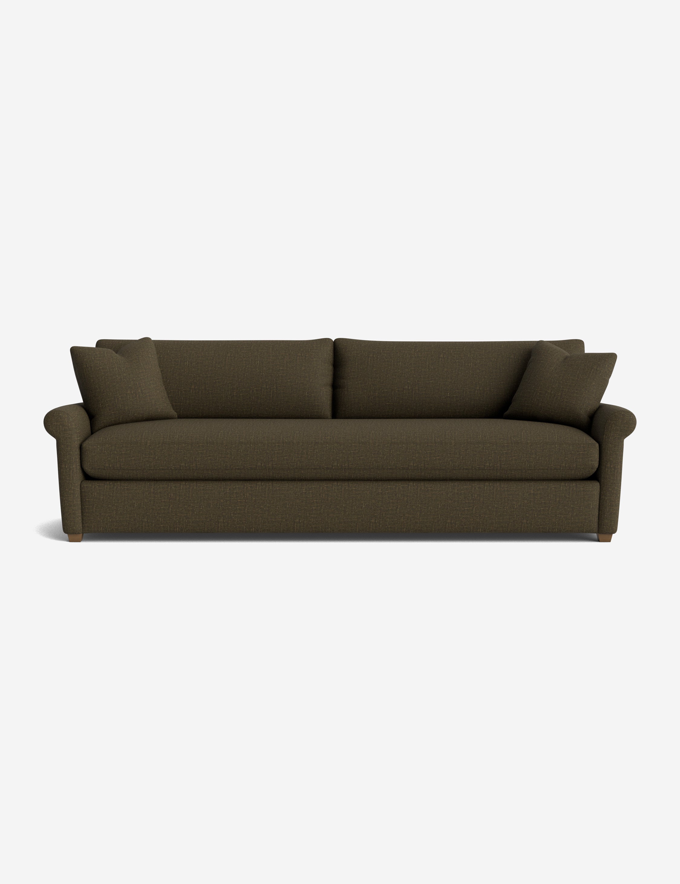 Everdeen Sofa - Modern Comfortable 3-Seater Couch for Living Room, Home Theater & Office - Soft Fabric Upholstery with Sturdy Wooden Frame - Perfect for Relaxing, Entertaining & Small Spaces