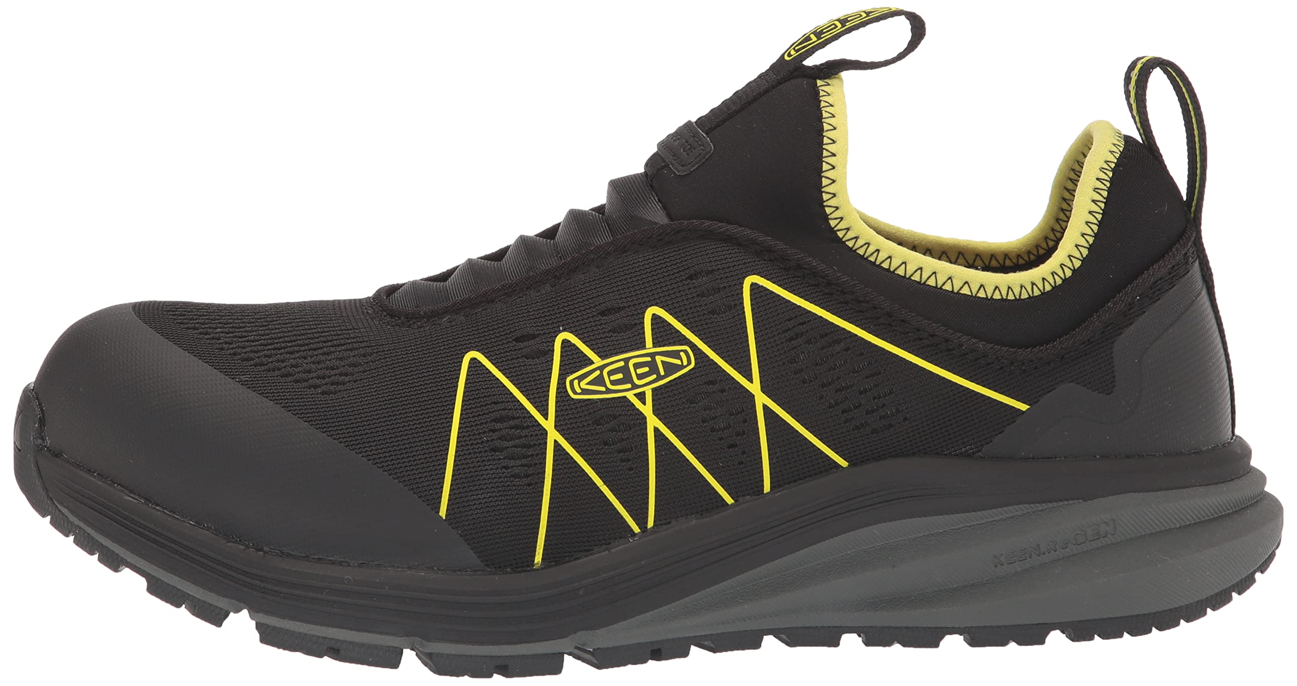KEEN Utility Men's Vista Energy Low Height Composite Toe Slip-On Work Shoes - Lightweight & Comfortable for Construction, Warehouse & Industrial Safety Work