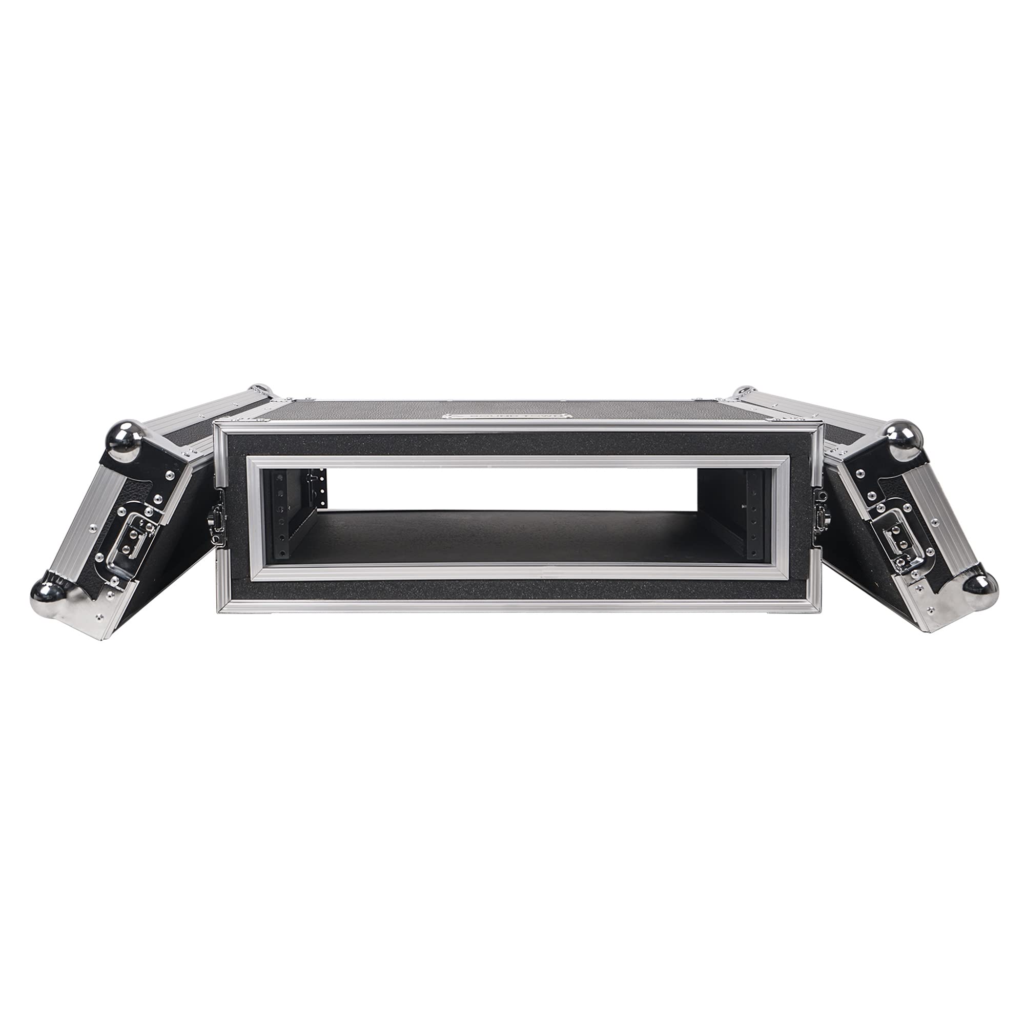 Sound Town 2U ATA Plywood Shock Mount Rack Case - 15