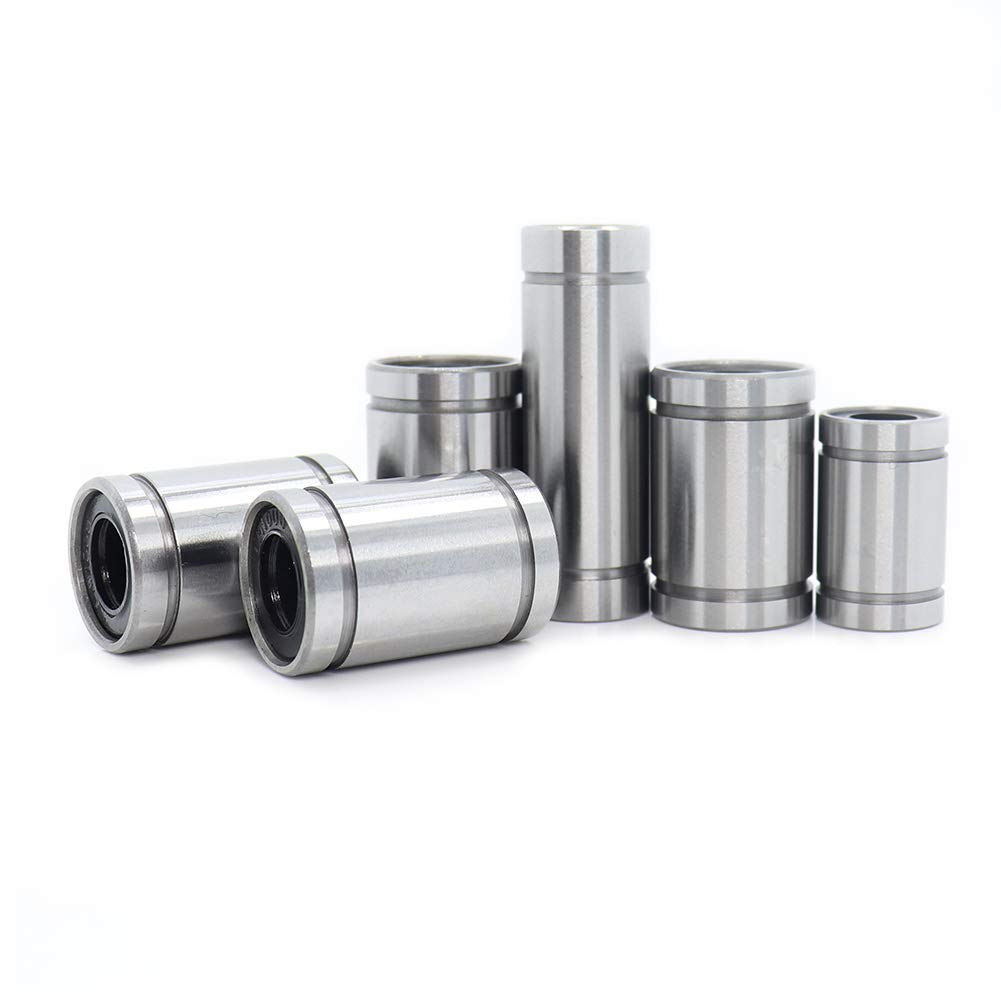 High-Quality 3D Printer Linear Bearings Kit - 6PC Replacement Parts for JGAurora A5, A5S, A1, A3S - Perfect for Smooth Printing & DIY 3D Projects