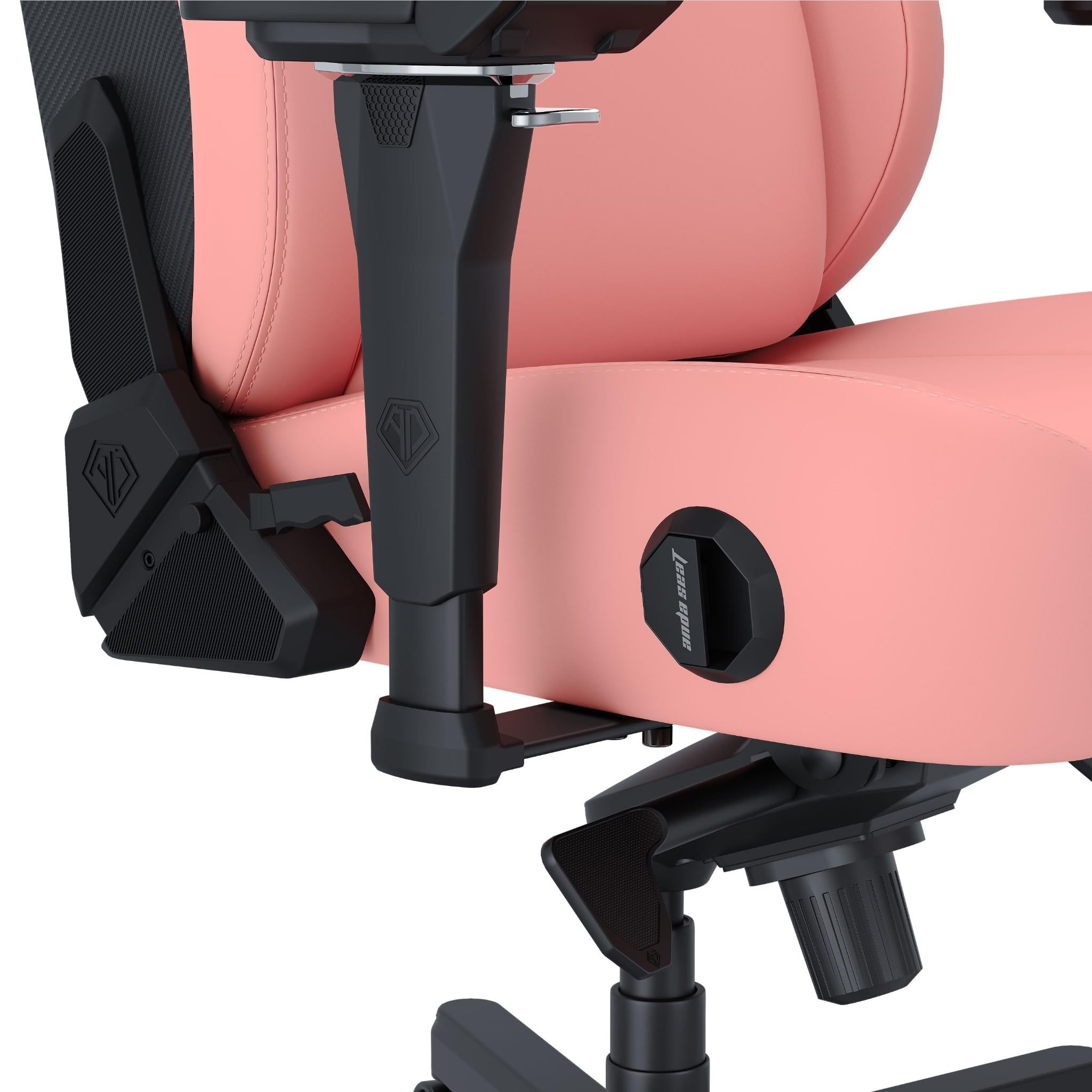 Anda Seat Kaiser 4 Series XL Premium Gaming Chair - Ergonomic Office & Racing Style Computer Chair with Lumbar Support - Creamy Pink for Gamers & Home Office Use