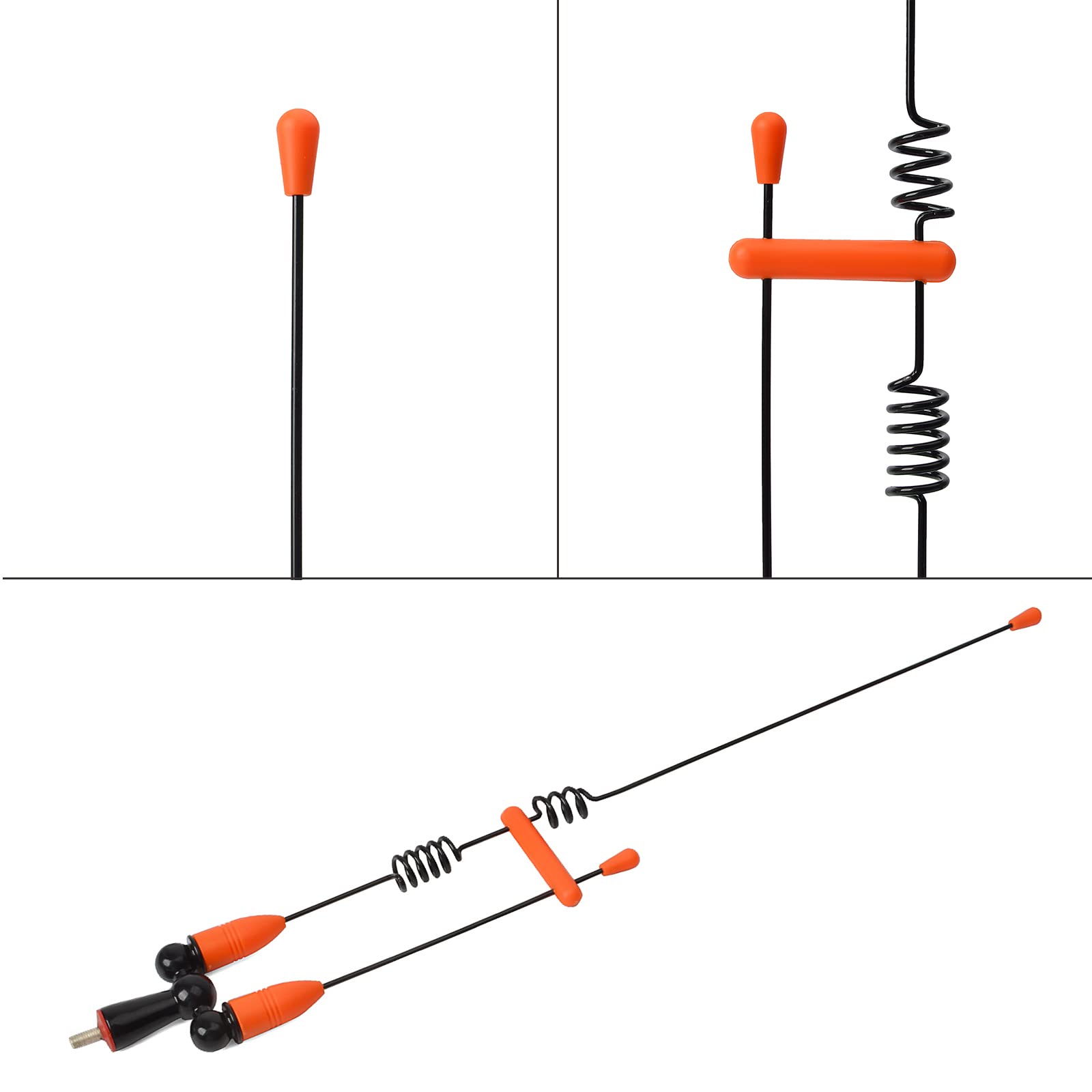 Dual Band VHF UHF 17-Inch Mobile Radio Antenna - Portable Two Way Radio Antenna with Magnet Mount & 13ft RG58 Cable for Car, Home, and Outdoor Use | TWAYRDIO Full Kit with PL259 Plug