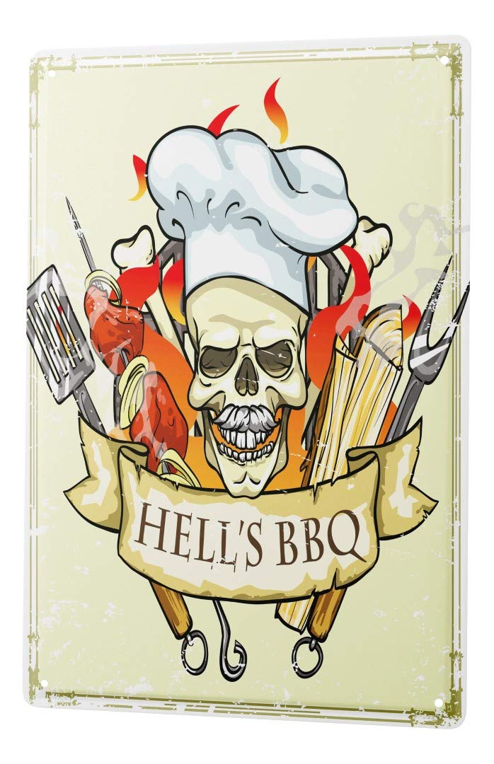 LEotiE Vintage Metal Tin Sign Since 2004 - Retro Decorative Wall Plaque for Home, Kitchen & BBQ Decor - Perfect for Man Cave, Bar, Garage & Outdoor Patio