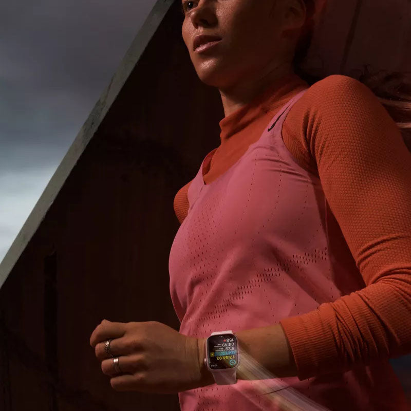 Apple Watch Series 9 (GPS) 41mm Midnight Aluminum Case with Midnight Sport Loop Band - Adjustable Smartwatch for Fitness Tracking & Daily Wear