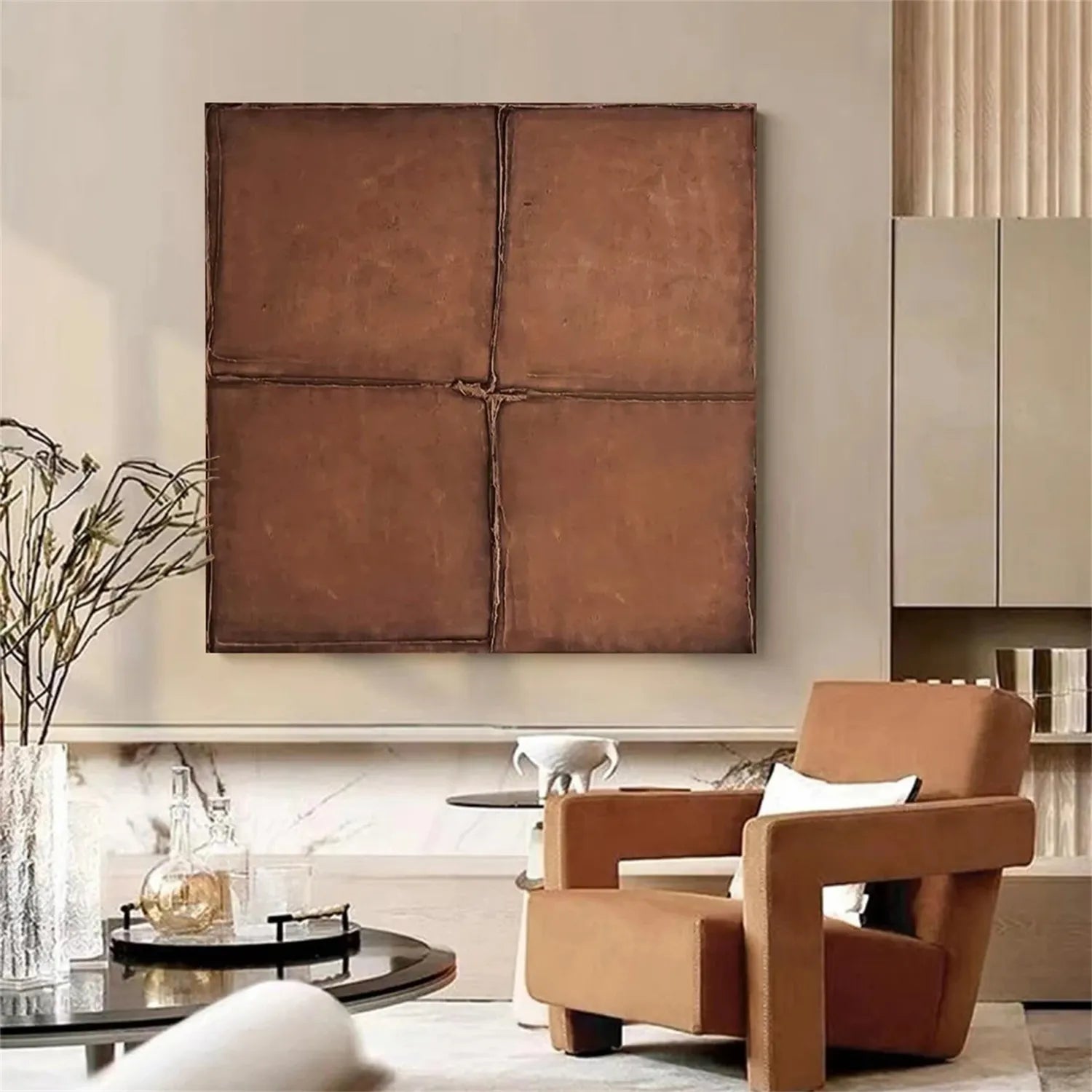 Abstract Tranquility Art Painting - Modern Wall Decor for Living Room, Bedroom & Office - Premium Canvas Print #WS200