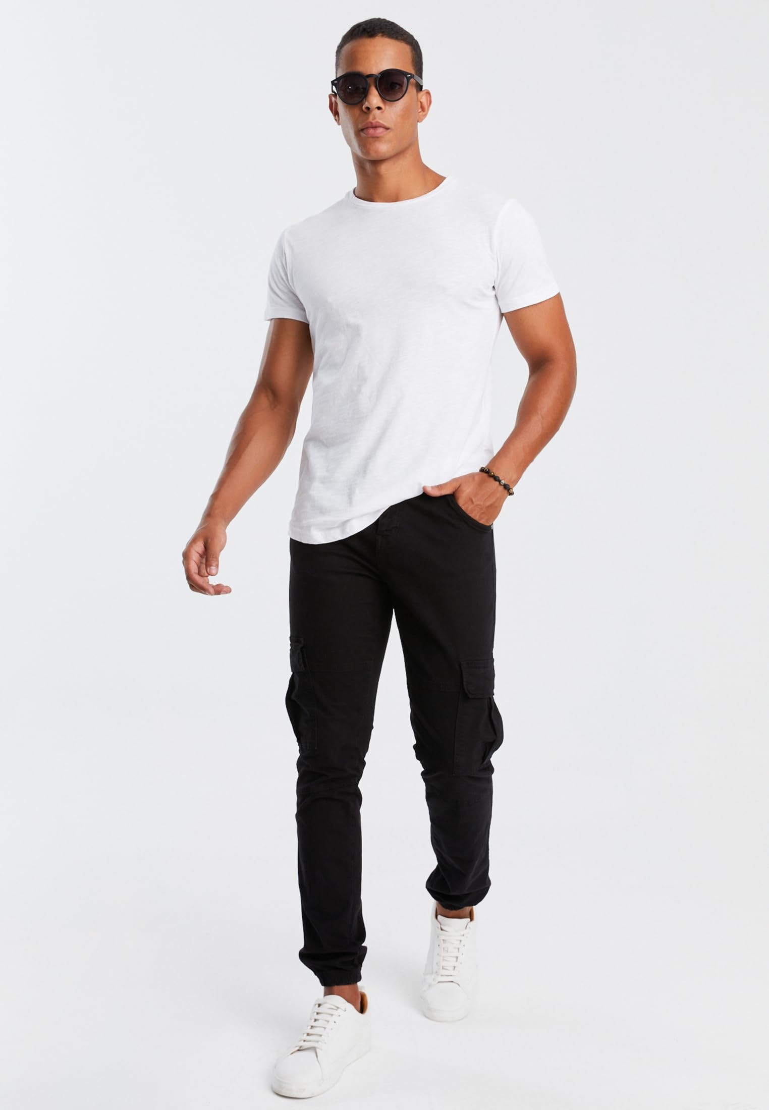 Leif Nelson Men's Slim Fit Stretch Denim Jeans LN-9285 - Comfortable & Durable for Casual Wear, Work & Outdoor Activities