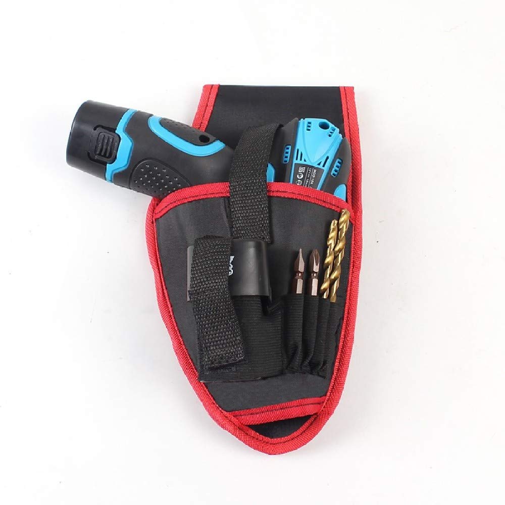 Meiyiu Portable Cordless Drill Holder - Waist Tool Pouch for 12V Drill & Screwdriver - Durable Tool Belt Holster for Electricians, Carpenters & DIY Projects - Perfect for Home Renovation & Construction Work