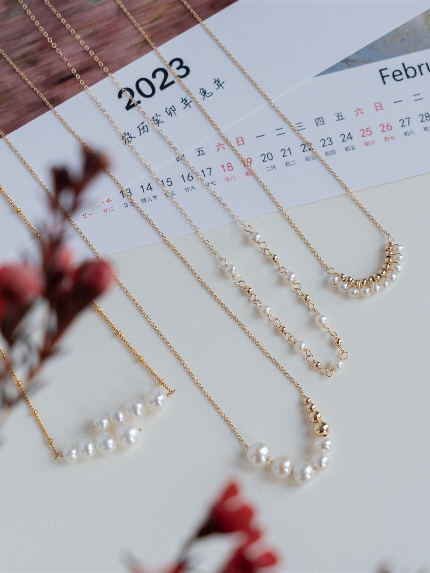 COCOKIM Embellished Smiling Bead Pendant Necklace for Women - Elegant Layered Jewelry Gift for Birthday, Anniversary & Valentine's Day | Perfect for Parties, Weddings & Everyday Wear