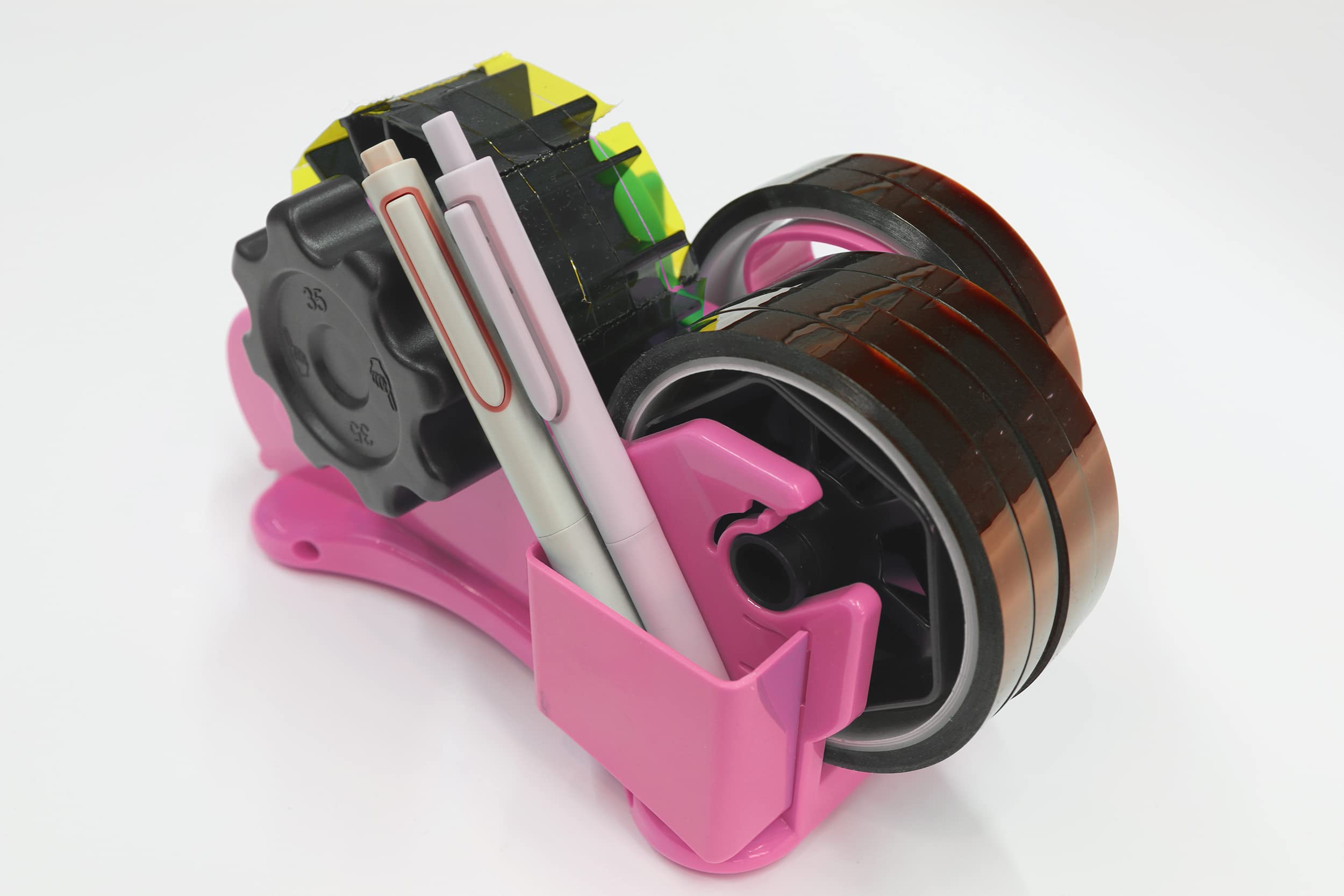 Pink Semi-Automatic Heat Tape Dispenser for Sublimation - 1