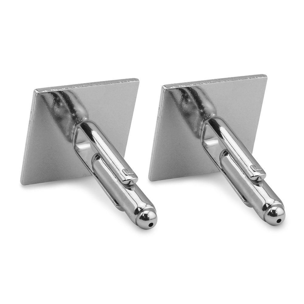 Friends Pho-Ever Forever Noodle Soup Funny Humor Square Cufflinks Set - Silver or Gold - Perfect Gift for TV Show Fans & Office Professionals