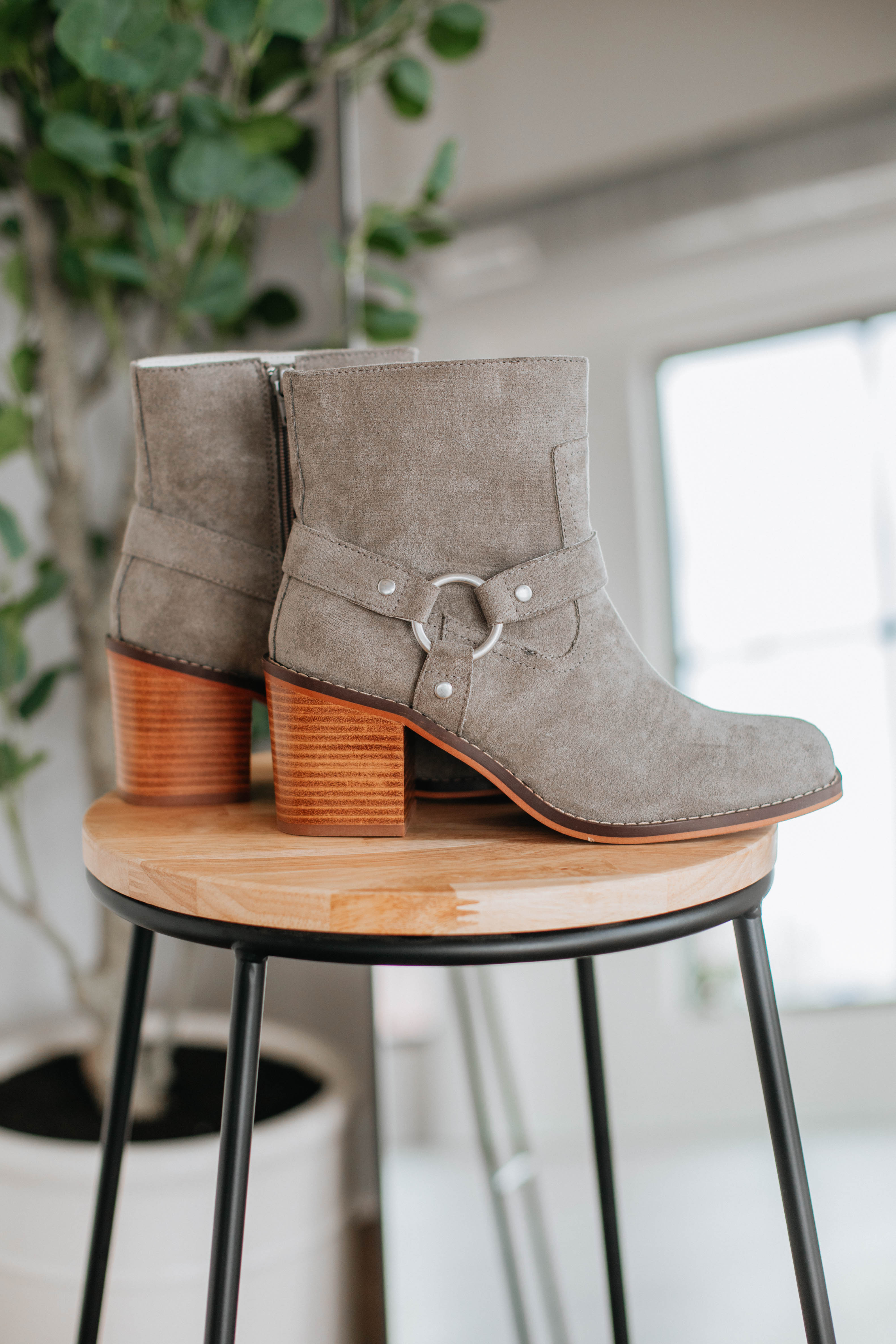Stay in My Lane Boots - Charcoal Waterproof Ankle Boots for Women | Fashionable & Comfortable for Walking, Hiking & Everyday Wear