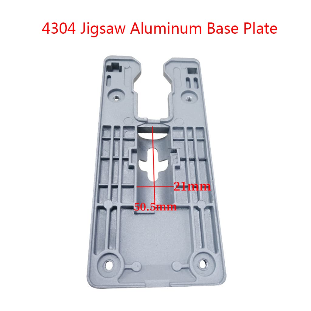 ROYALEAD Aluminum Jig Saw Base Plate for Bosch 4304 - Durable Power Tool Accessory with Easy Installation for Woodworking & DIY Projects
