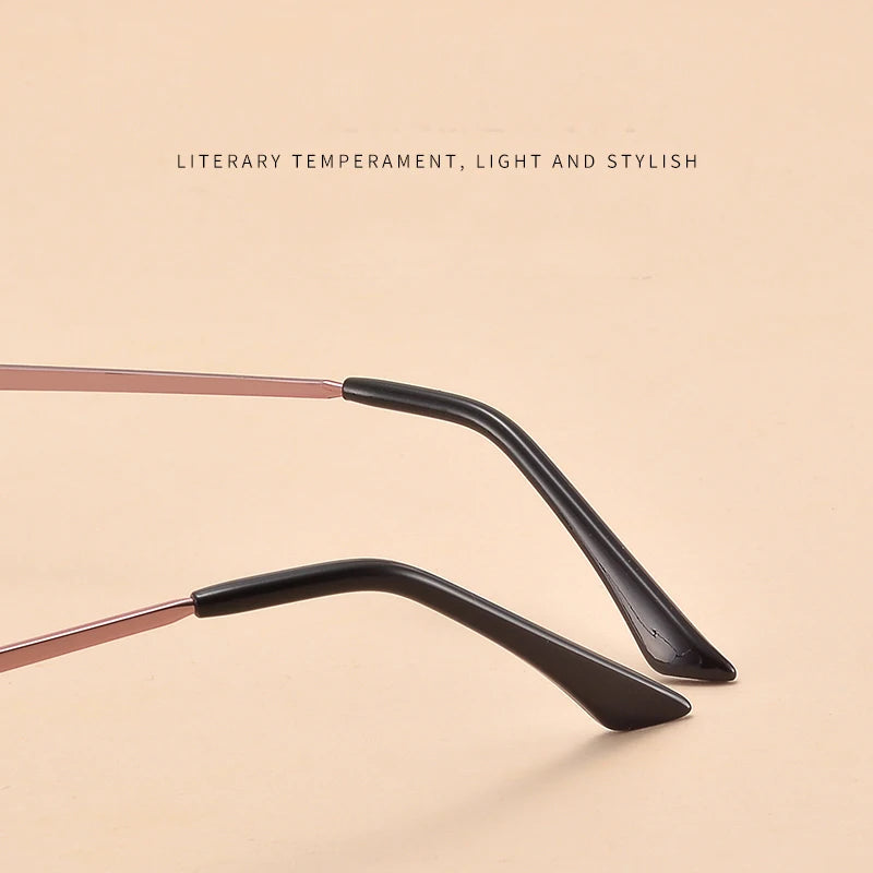Bclear Women's Full Rim Oval Alloy Eyeglasses - Lightweight Metal Frame Glasses for Women, Trendy Oval Shape, My2013 Collection - Perfect for Office, Reading & Everyday Fashion