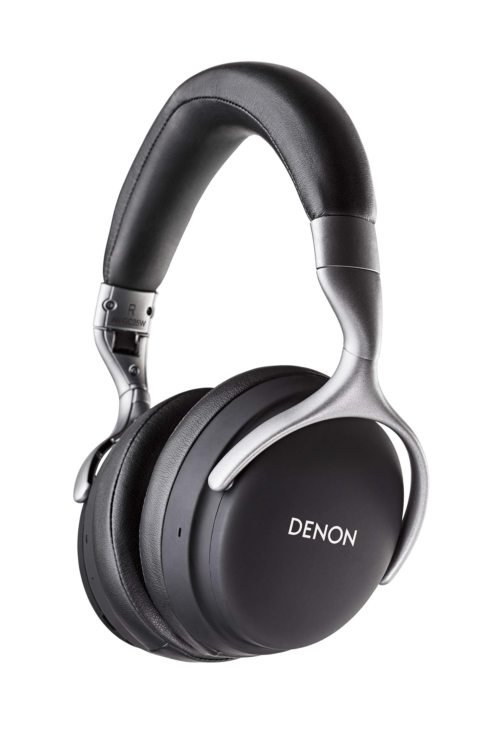 Denon AH-GC25W Premium Wireless Headphones with aptX Bluetooth - Hi-Res Audio, 30H Battery Life, Comfort Fit & Auto-Standby - Ideal for Travel, Work & Music Lovers (Black, AHGC25WBK)