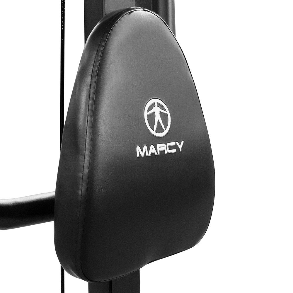 Marcy TC 3508 Power Tower - Adjustable Pull Up & Dip Station for Home Gym Workouts - Perfect for Strength Training, Calisthenics & Bodyweight Exercises
