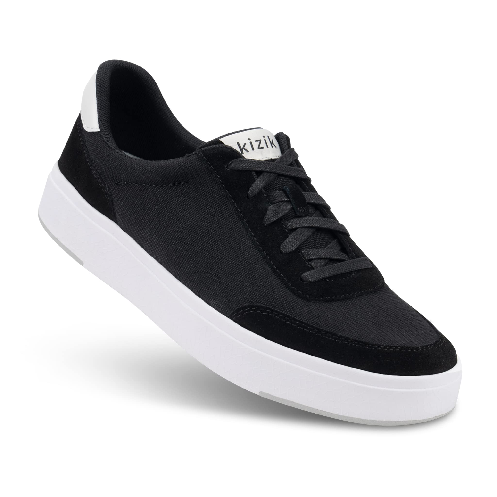 Kizik Prague Comfortable Breathable Slip-On Sneakers for Men & Women | Hands-Free Canvas & Suede Leather Orthopedic Shoes | Casual Walking Shoes for Elderly & Everyday Wear | Perfect for Work, Travel & Outdoor Activities