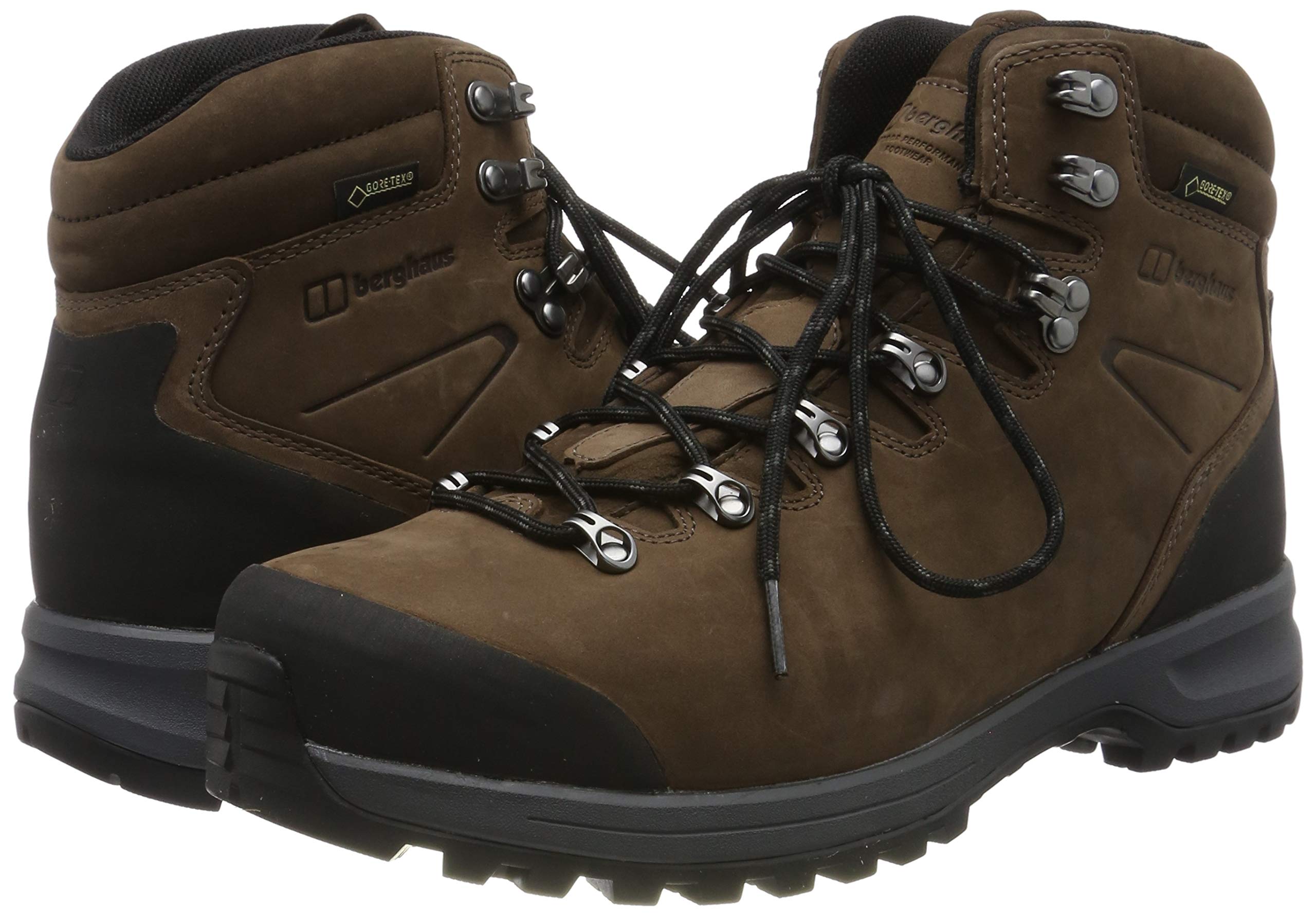 Berghaus Men's Fellmaster Ridge Gore-Tex Waterproof Hiking Boots - Mid Brown Size 12.5 | All-Terrain Trekking & Outdoor Adventure Footwear for Mountain Climbing & Backpacking