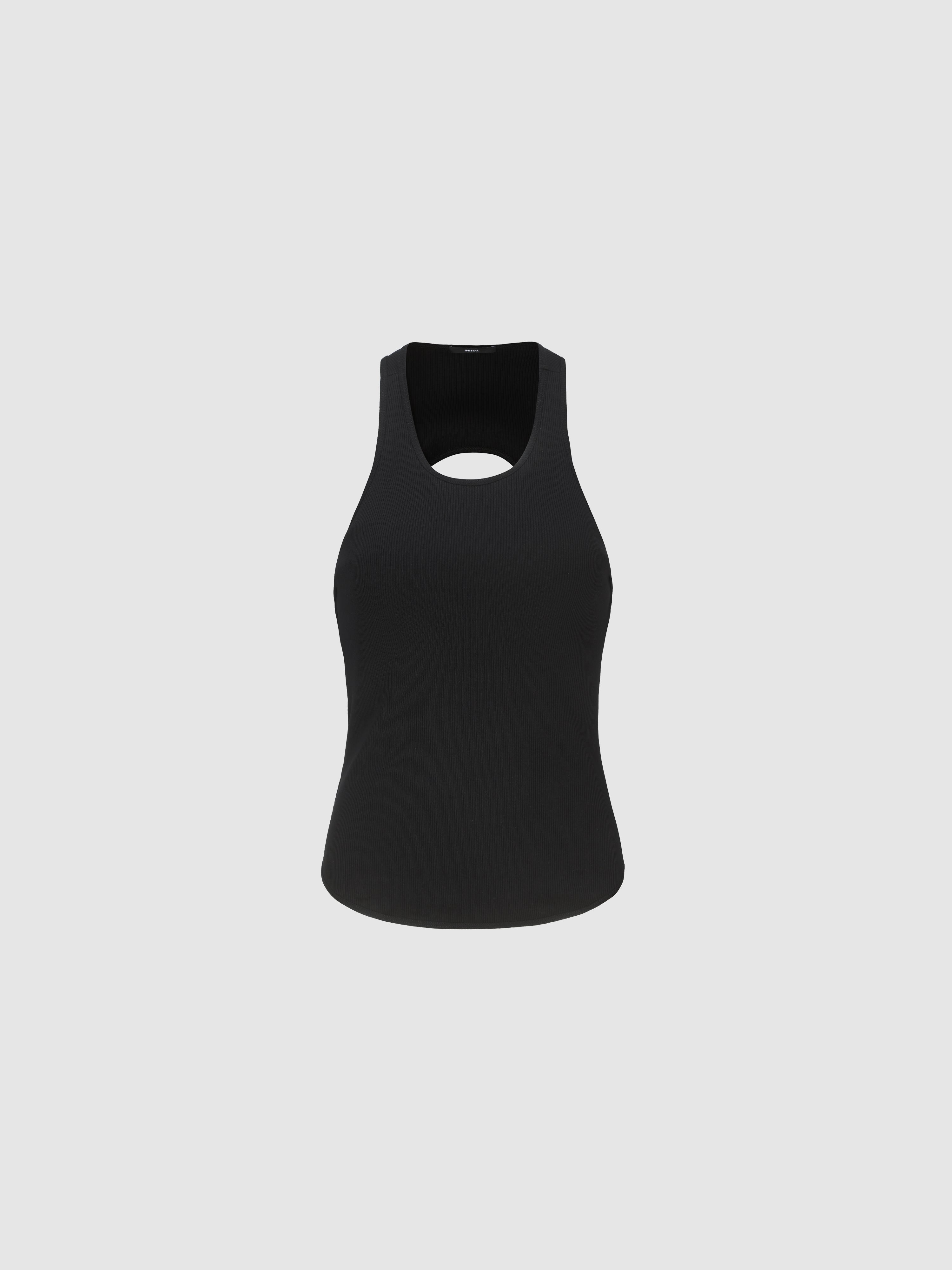 Women's Cut Out Padded Tank Top - Seamless Workout Shirt for Yoga, Gym & Running - Comfortable Sports Bra Alternative