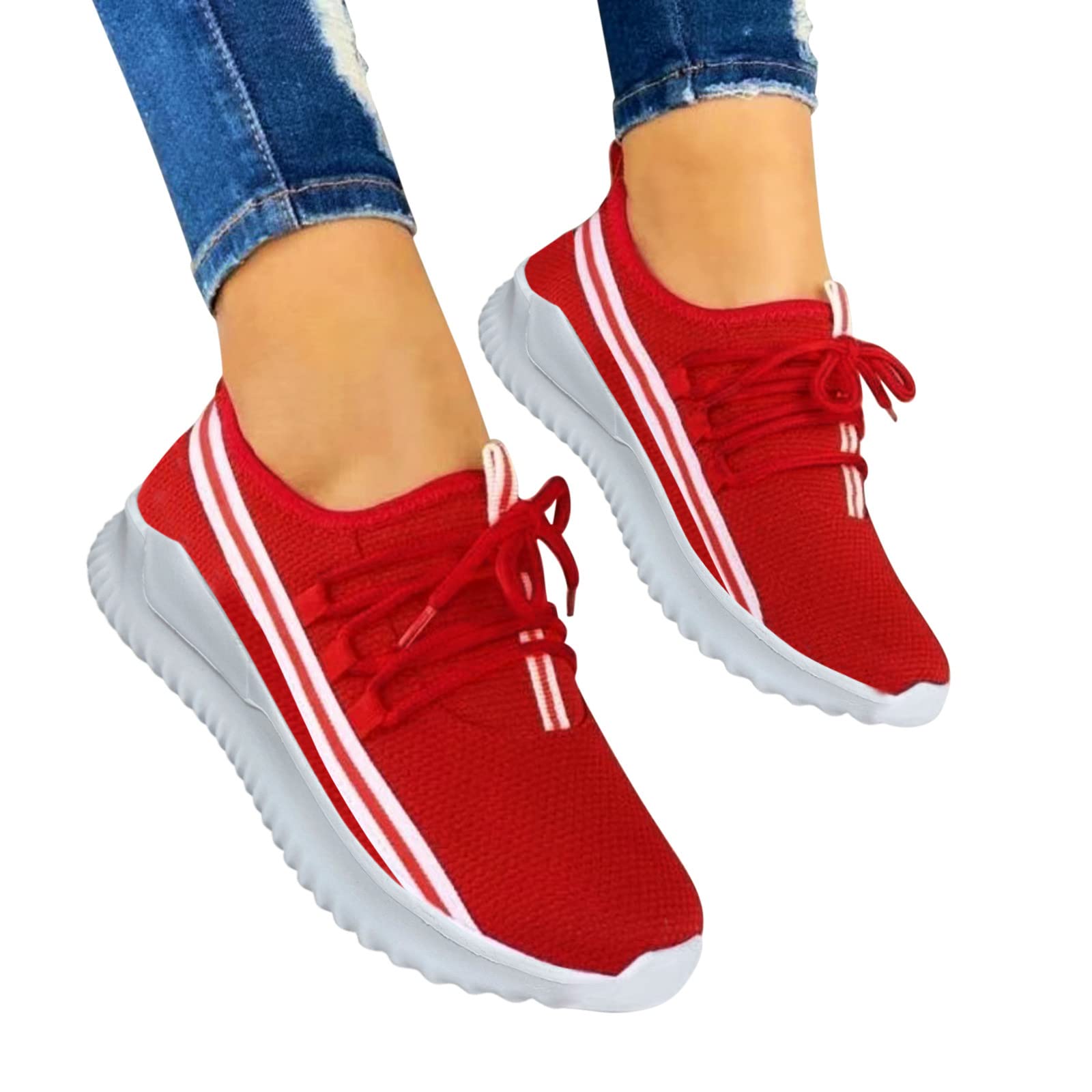 **Women's Slip-On Walking Sneakers - Comfortable Low Top Casual Shoes for Women - Perfect for Walking, Travel & Everyday Wear**