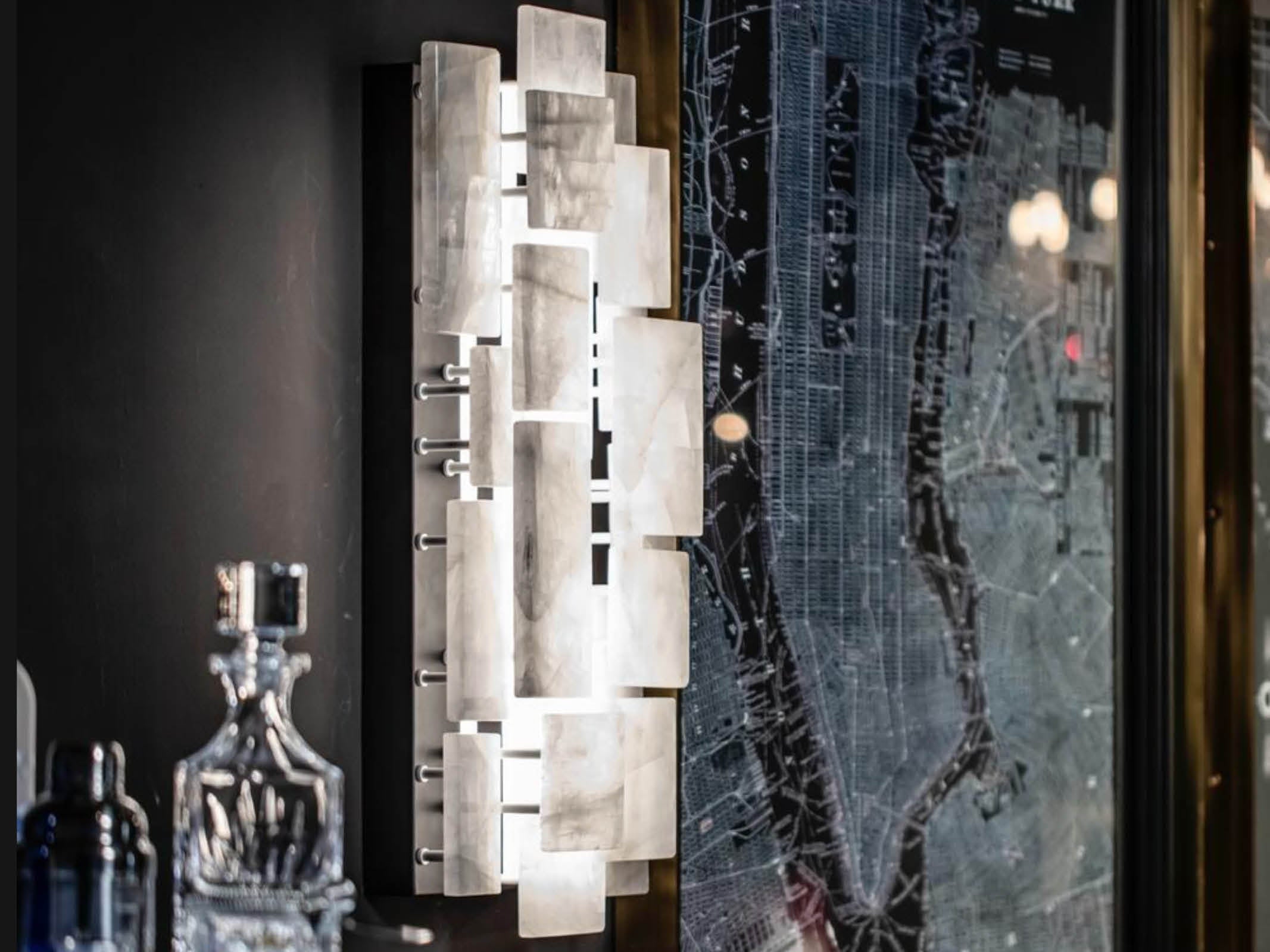 Frozen Sconce Wall Light - Modern LED Wall Lamp for Bedroom, Living Room, Hallway - Dimmable Indoor Lighting Fixture with Frosted Glass Shade - Perfect for Home Decor and Ambient Lighting