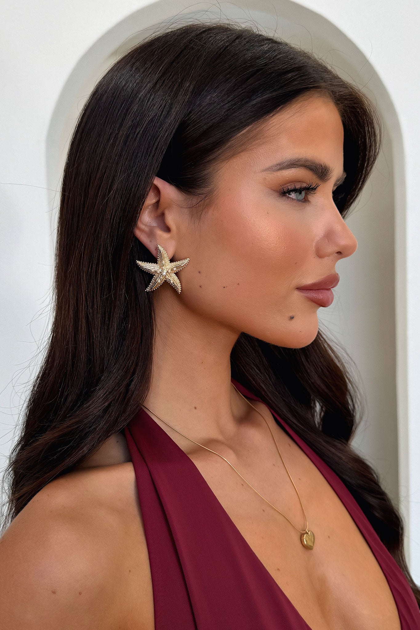 Aloha Earrings - 14K Gold Hawaiian Floral Dangle Earrings for Women | Perfect for Beach Parties, Luau, and Summer Vacations
