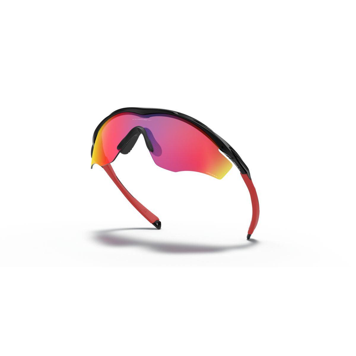 Oakley M2 Frame XL Sunglasses - Polished Black with Prizm Road Lenses (0OO9343 934308) for Cycling, Running & Outdoor Sports
