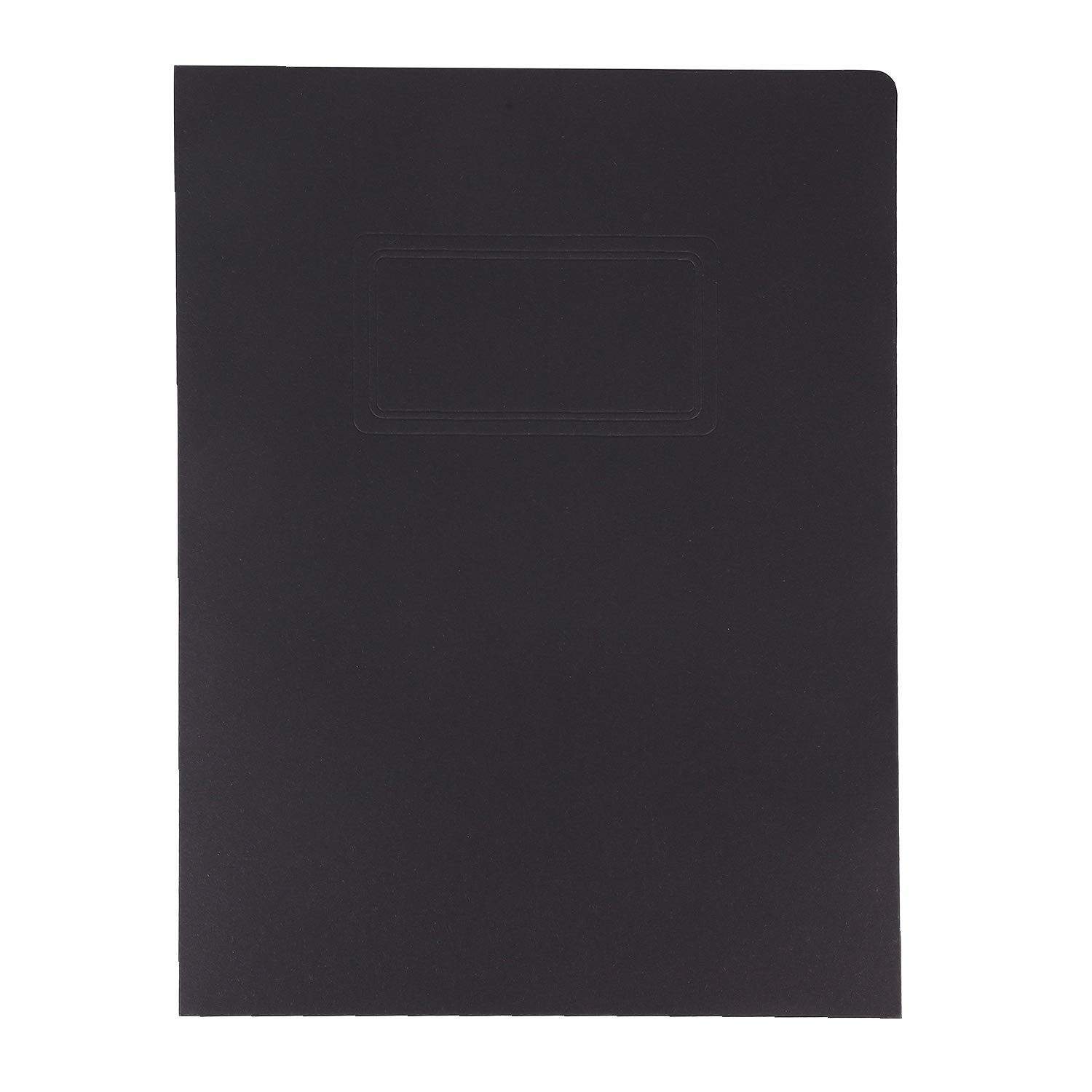 2-Pocket Folders Letter Size - 10 Pack Black File Folders with Business Card Holder for Classroom, Office, Projects & Reports | Durable Paper Portfolios for School, Work & Organization
