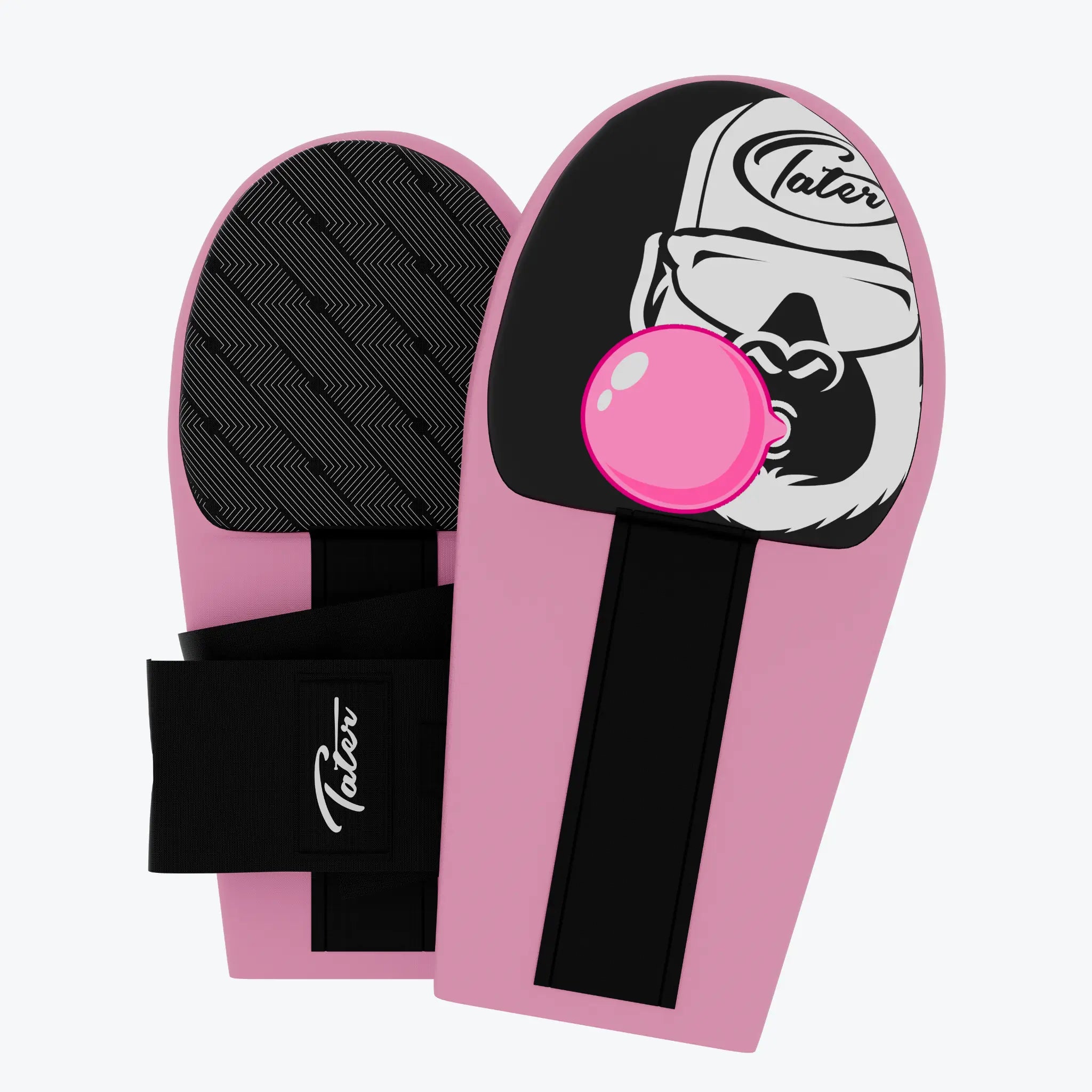 KONG Sliding Mitt for Dogs - Bubblegum Pink Pet Grooming Glove for Bathing, Brushing & Shedding Control - Soft Rubber Massage Mitt for Dogs & Cats
