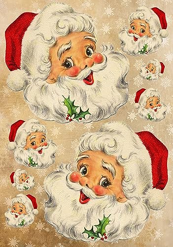Vintage Santa Face - 2 Sheets
