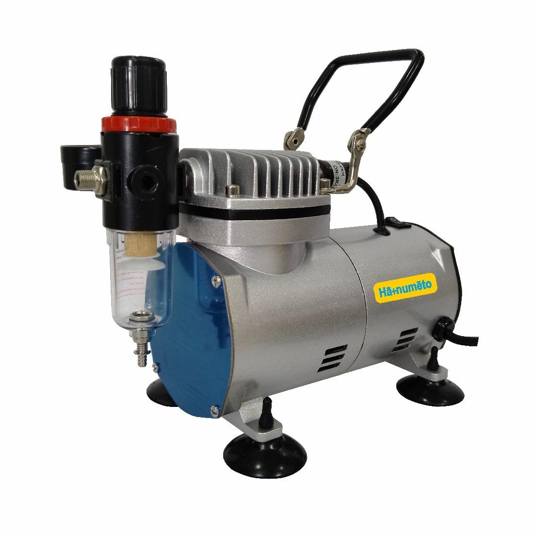 Mini Air Compressor for Airbrushing - Portable & Quiet Airbrush Kit for Makeup, Cake Decorating, Tattoo, Face & Body Painting - AS18-2 Model | Perfect for Artists, Bakers & Cosmetic Professionals