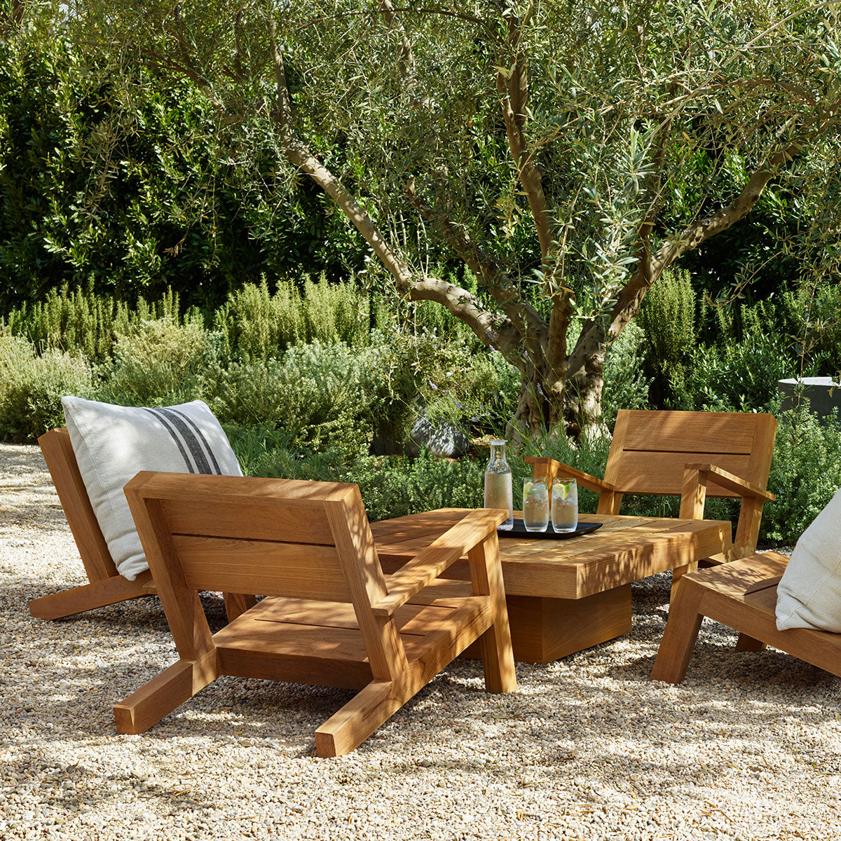 Premium Teak Cabo Chair - Durable Outdoor Lounge Chair for Patio, Poolside & Beach Relaxation