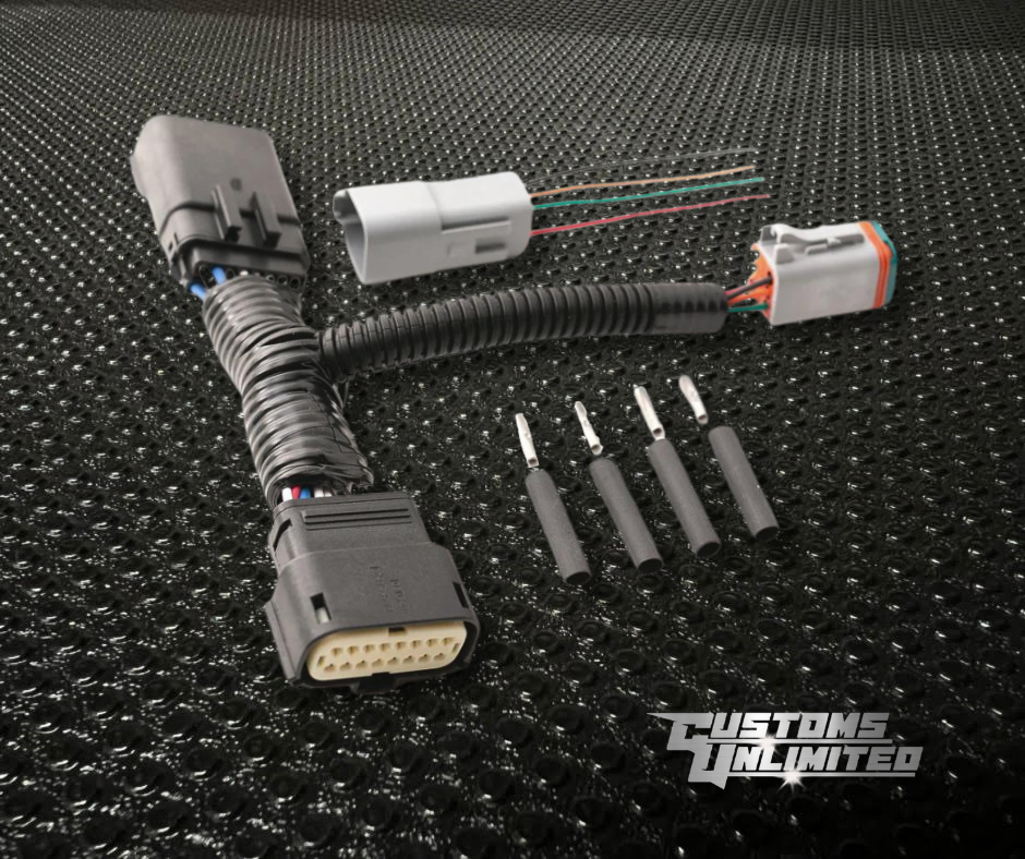 Ford F-150 F-250 F-350 LED Headlight Adapter Kit - Compatible with 2015-2021 Models | Plug & Play Installation for Improved Night Driving & Off-Road Visibility