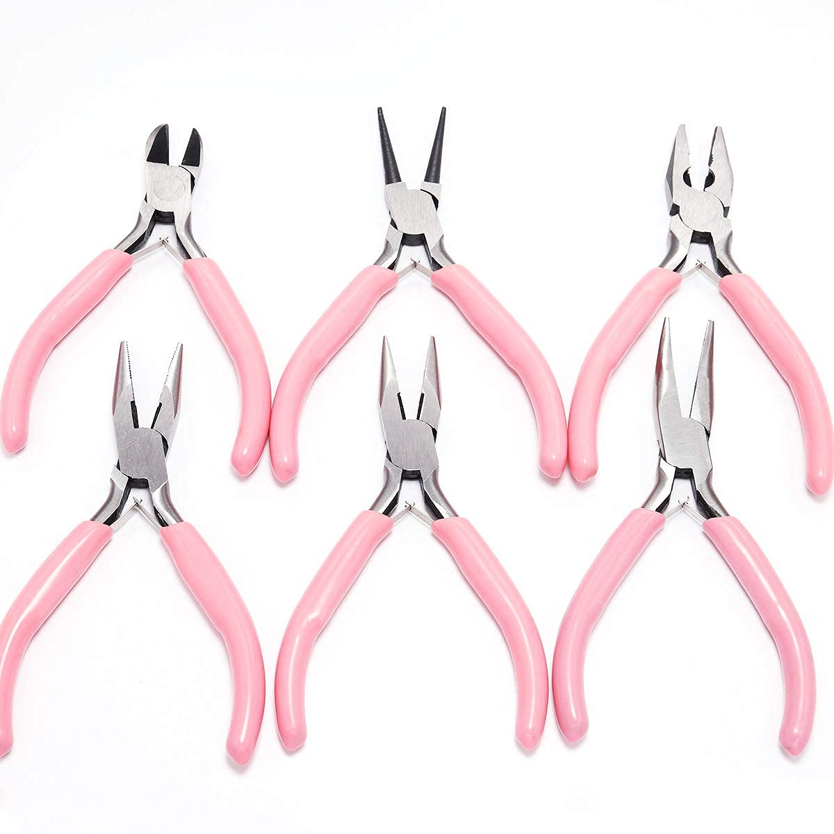 5-Piece Multi-Function Jewelry Pliers Set - Round Nose, Beading, Cutting & Spoon Making Tools for DIY Handcrafting | Perfect for Jewelry Making, Watch Repair & Craft Projects