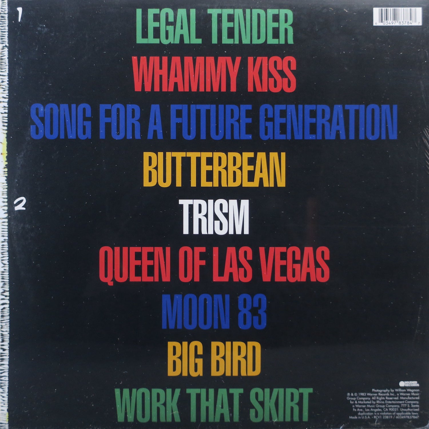 B 52's 'Whammy!' Limited Edition Splatter Vinyl LP Record - Perfect for Music Collectors & 80s Retro Party Soundtracks