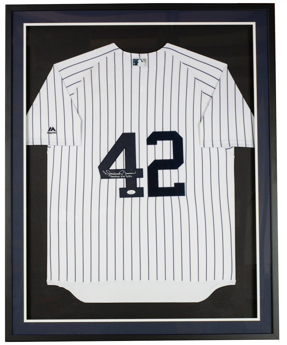 Authentic Mariano Rivera Signed New York Yankees Jersey - Framed with JSA COA | Perfect for Yankees Fans, Sports Memorabilia Collectors & Home Office Decor