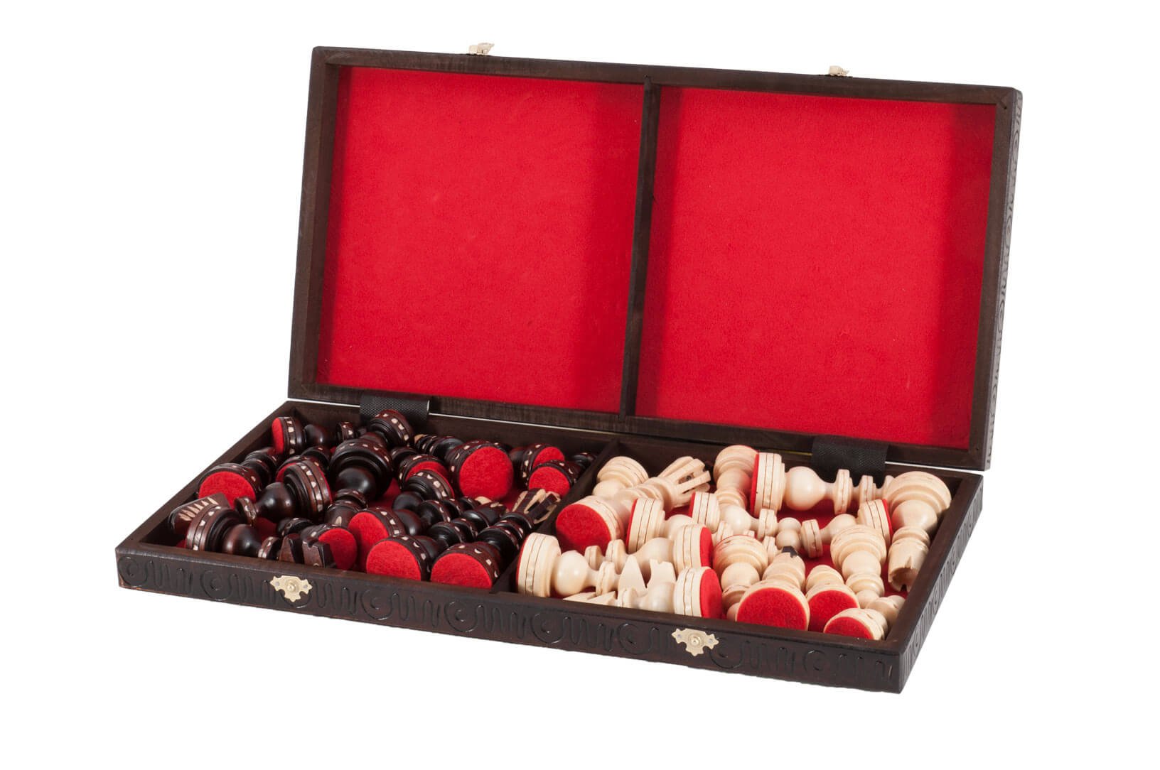 Premium Norwegian Travel Chess Set & Board - Portable Folding Wooden Chess Game for Adults & Kids - Perfect for Camping, Travel, and Outdoor Adventures