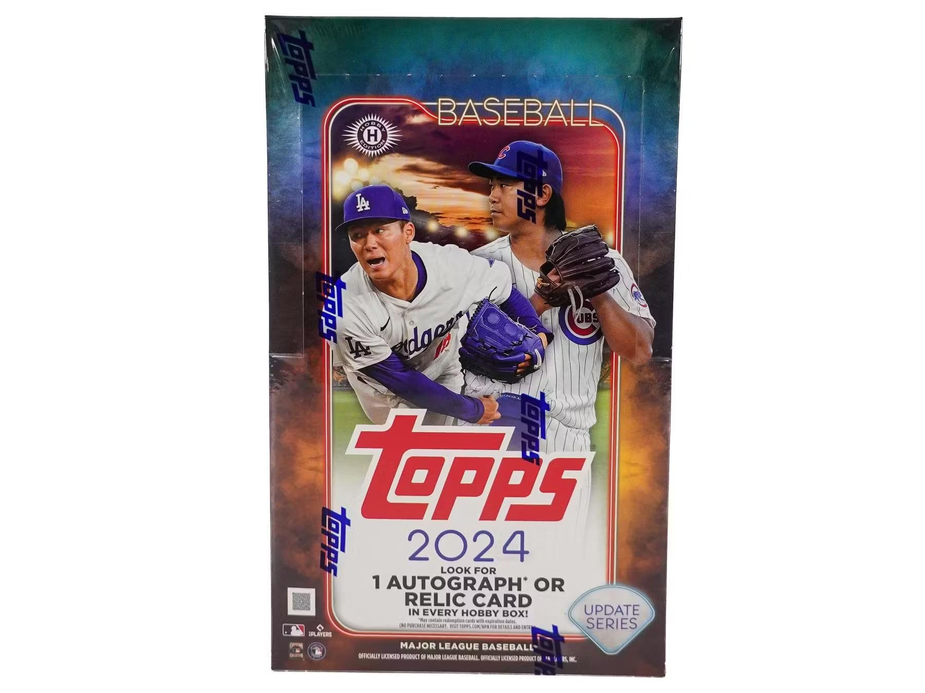 2024 Topps Update Series Baseball Hobby Box - 20 Packs per Box | Collectible Trading Cards for Baseball Fans & Sports Memorabilia Enthusiasts
