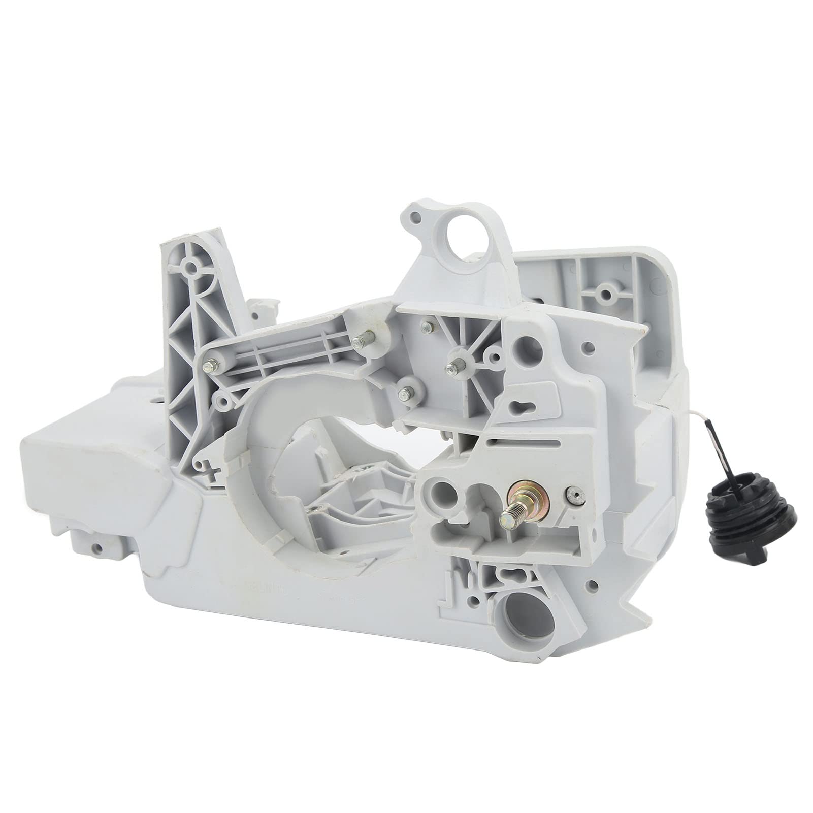 High Accuracy Engine Housing Crankcase ABS Plastic Rustproof Chainsaw Crankcase Assembly - Durable Replacement Part for Repairing Poulan, Husqvarna & Craftsman Chainsaws | Outdoor Power Tool Maintenance & DIY Fixes