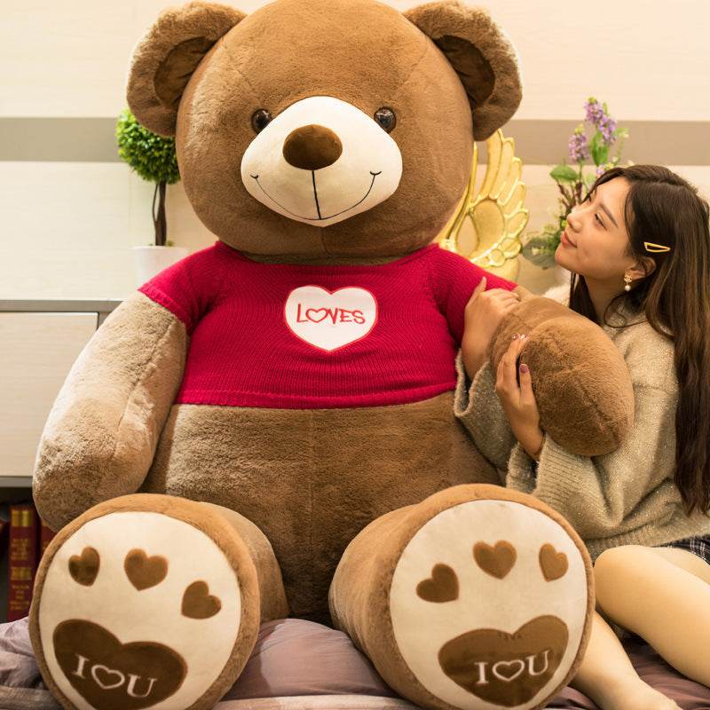 6.5ft Giant Stuffed Teddy Bear - Soft & Cuddly Large Plush Toy for Kids & Adults | Perfect for Gifts, Bedroom Decor, and Snuggling