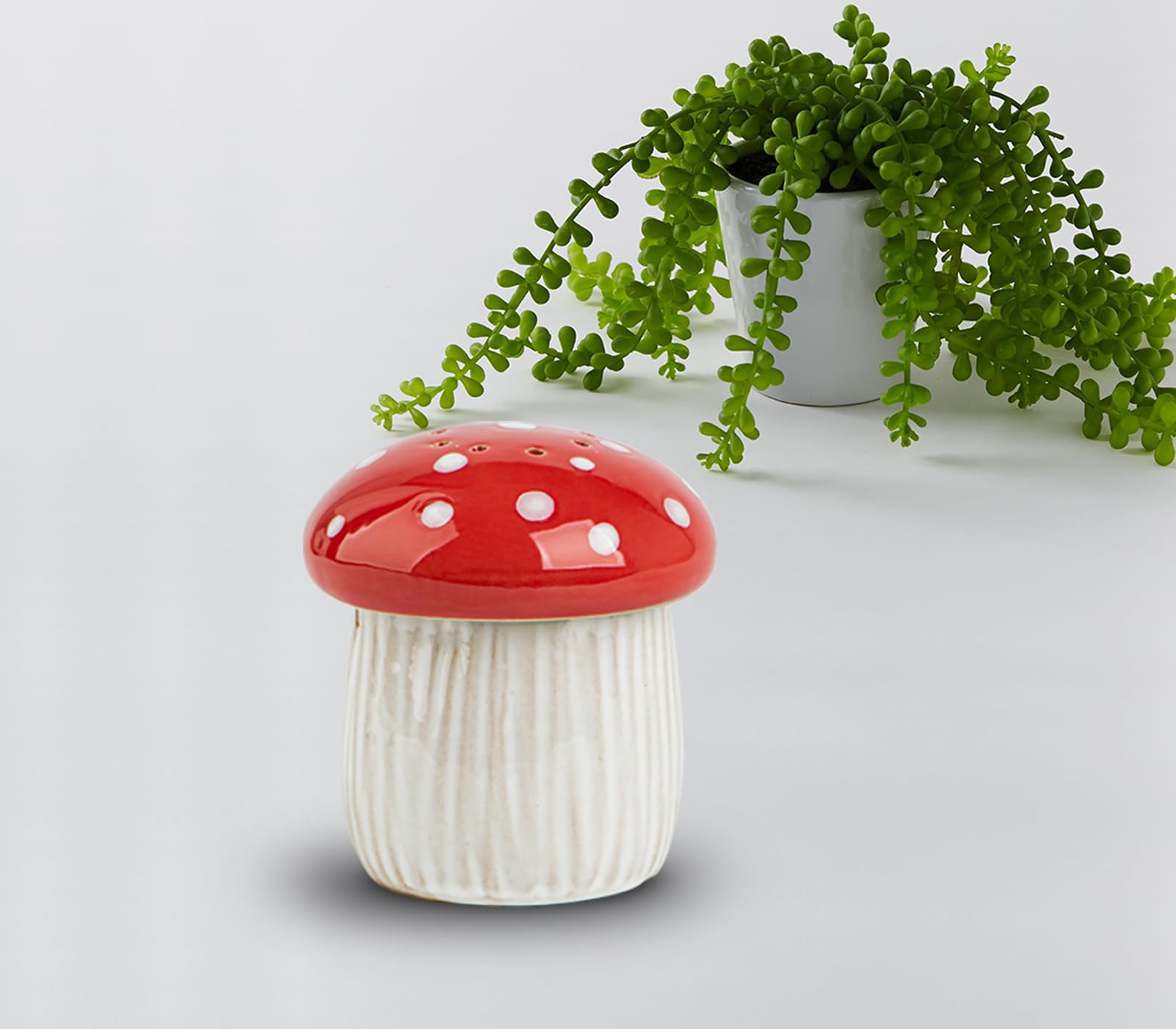 Ceramic Microwave Cleaner with Steam - Fast & Easy Oven & Kitchen Appliance Cleaner - Red Mushroom Design for Microwave, Oven, Stove & Countertop Cleaning - Perfect for Busy Kitchens & Deep Cleaning