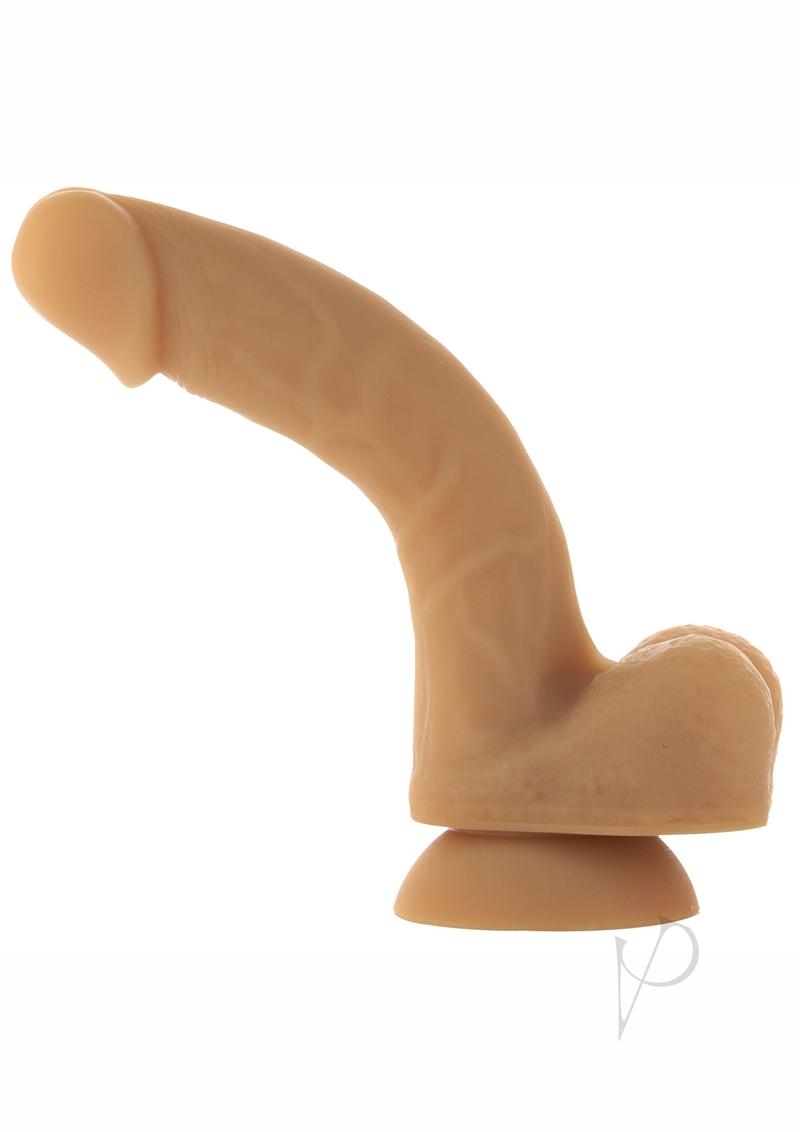Flexible 8in Caramel Andrew Silicone Bendable Dong - Realistic Adult Toy for Couples & Solo Play, Perfect for Spicing Up Your Intimate Moments